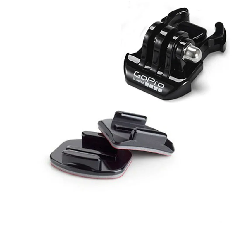 Go Pro Sports camera Accessories helmet mount set with Straight mounting base for GoPro Hero SJCAM Xiaomi Yi accessory