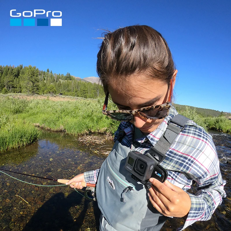 GoPro Magnetic Swivel Clip Backpack Strap Mount Quick Clip Mount for Gopro Hero 9, 8, 7, 6, 5, 4,DJI, Xiaomi Yi Action Cameras