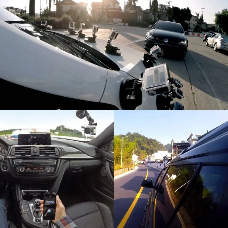 GoPro Suction Cup Mount (GoPro Official Mount) For Gopro Hero 9 8 7 6 5 4 for SJCAM for Yi 4K