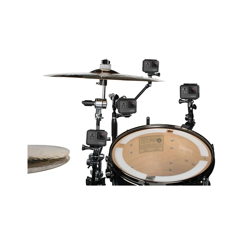 GoPro The Jam Adjustable Music Mount Flex Clamp Clip for GoPro Hero/XIAOMI YI/SJCAM/DJI Osmo Action Sport Cameras Accessories