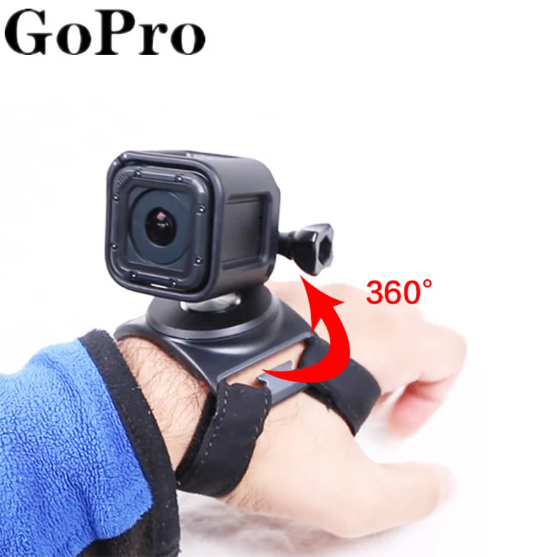 GoPro The Strap Hand/Wrist/Arm /Leg Mount 360 Degree Hand Mount Strip Belt with Screw for GoPro Hero 8 7 6 5 4 Camera Accessorie
