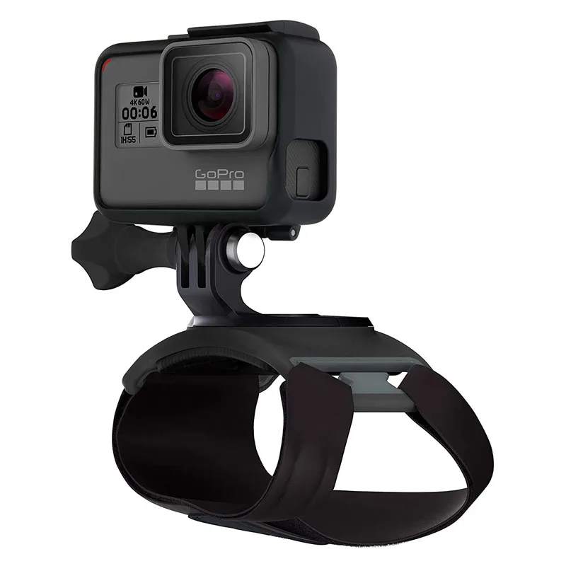 GoPro The Strap Hand+Wrist+Arm+Leg Mount Glove Wrist Band 360 Degree Swivel Rotation Hand Strap Belt Tripod Mount