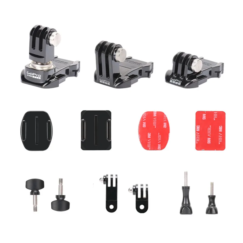 Gopro Accessories helmet Mount For Hero 9 8 7 6 5 DJI OSMO Action SJCAM EKEN motorcycle Helmet Chin Bracket