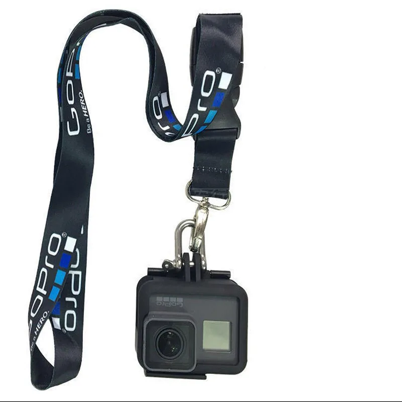 Sports Camera Accessories Rope for Gopro hero 8 7 6 5 4 3 Sjcam Neck Strap Lanyard with Quick-released Buckle go pro Accessories