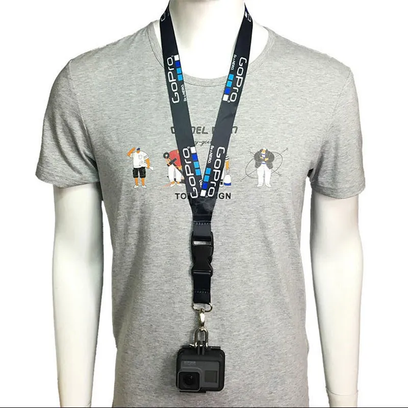 Sports Camera Accessories Rope for Gopro hero 8 7 6 5 4 3 Sjcam Neck Strap Lanyard with Quick-released Buckle go pro Accessories
